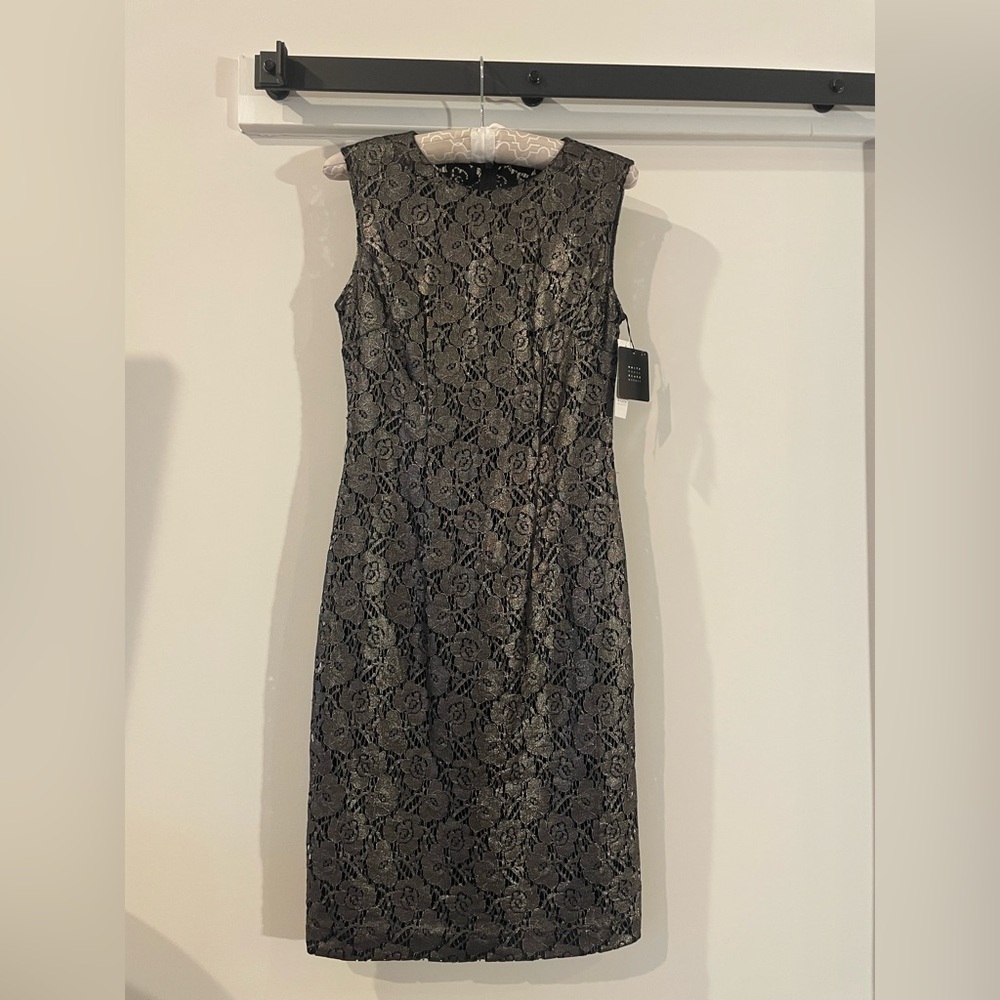 White House Black Market  Black Lace Dress 4 Cocktails perfectLBD weddings